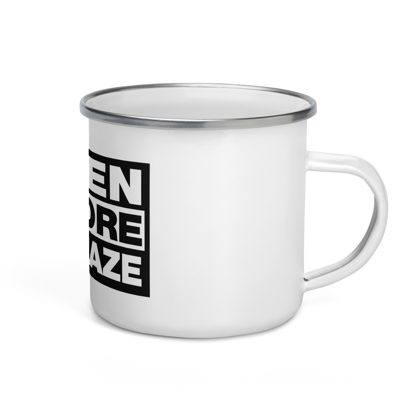 Listen to More Shoegaze Enamel Mug