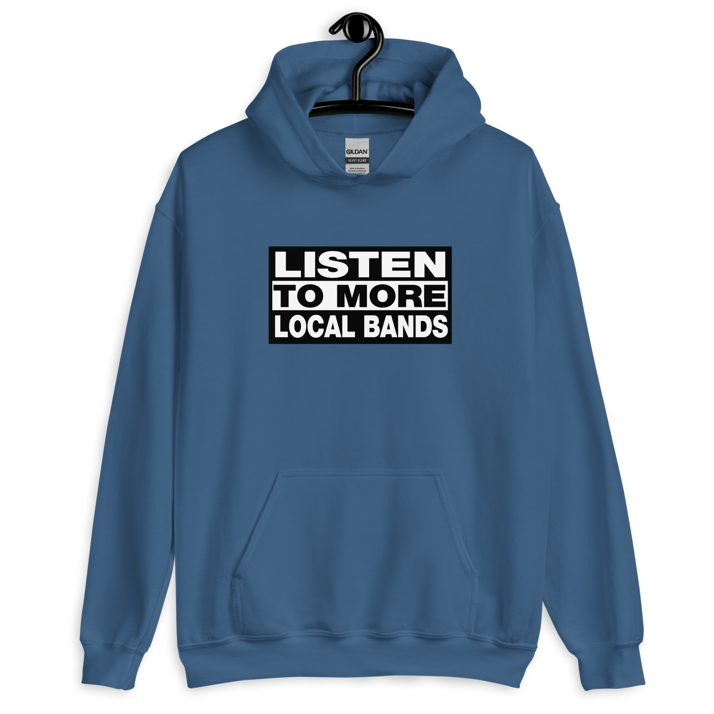 Listen to More Local Bands Hoodie