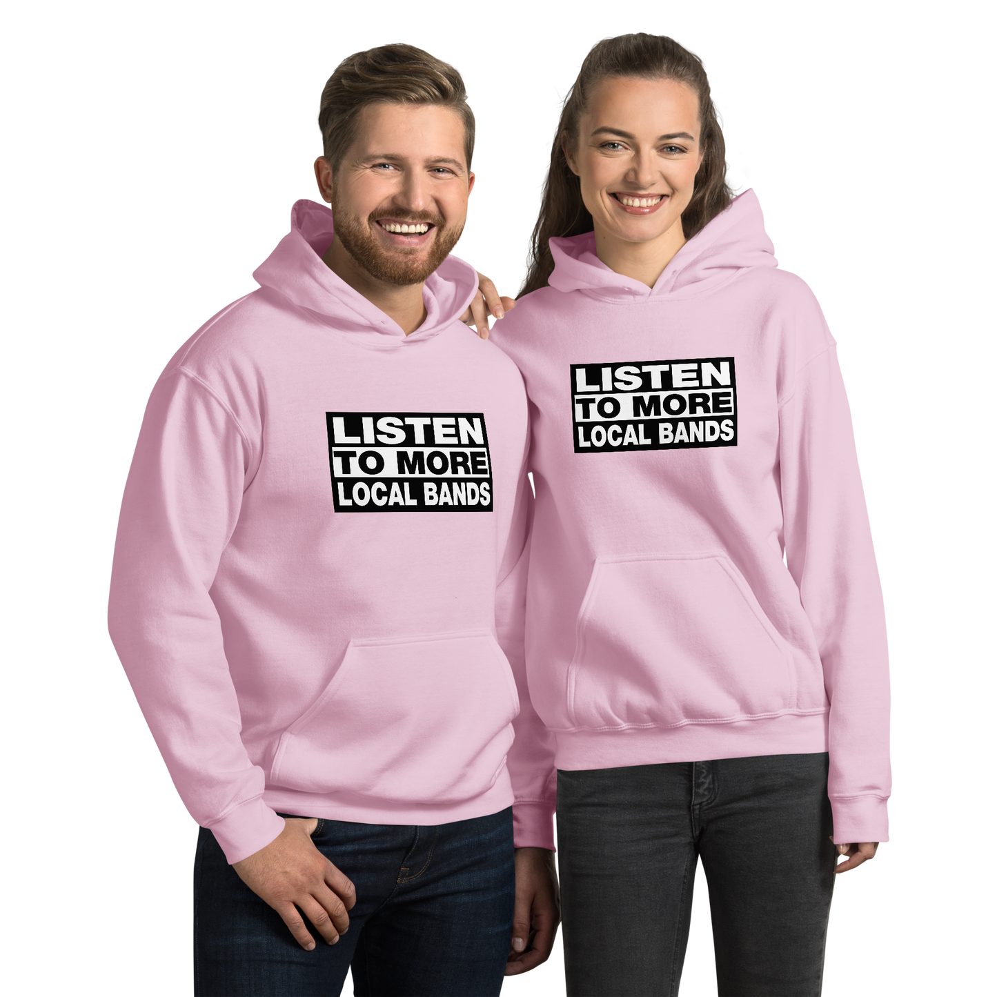 Listen to More Local Bands Hoodie