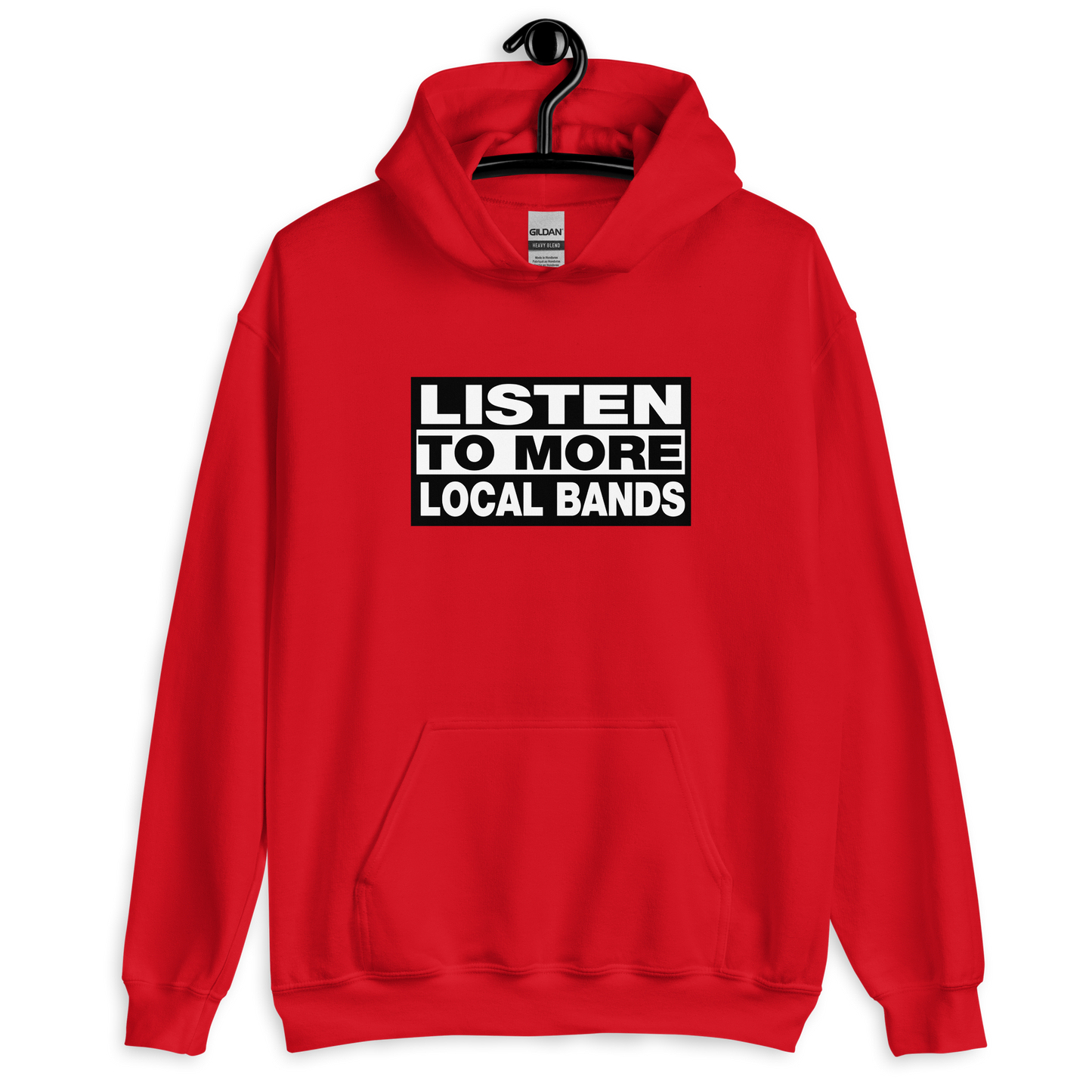 Listen to More Local Bands Hoodie