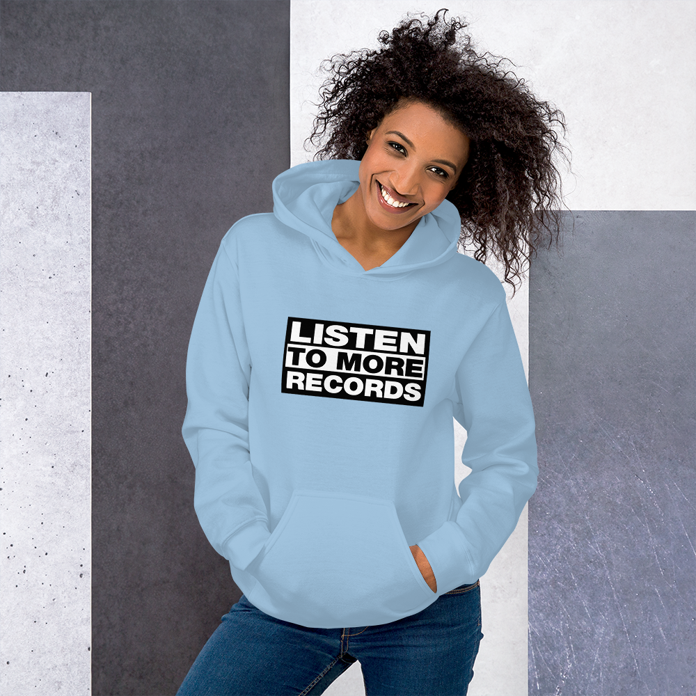 Listen to More Records Hoodie