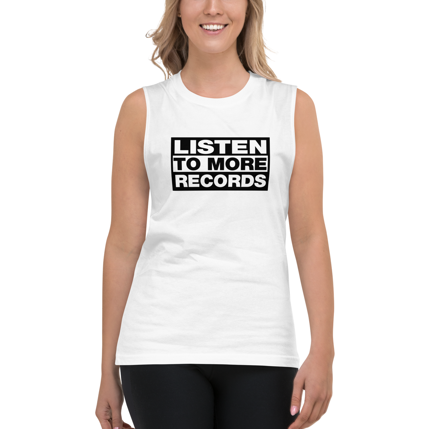 Listen to More Records Muscle Shirt